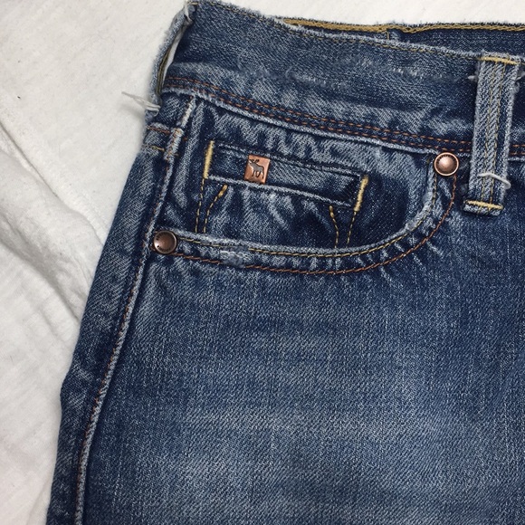 Destroyed Ripped Frayed Edge Hem Denim Jean Skirt - Picture 7 of 7